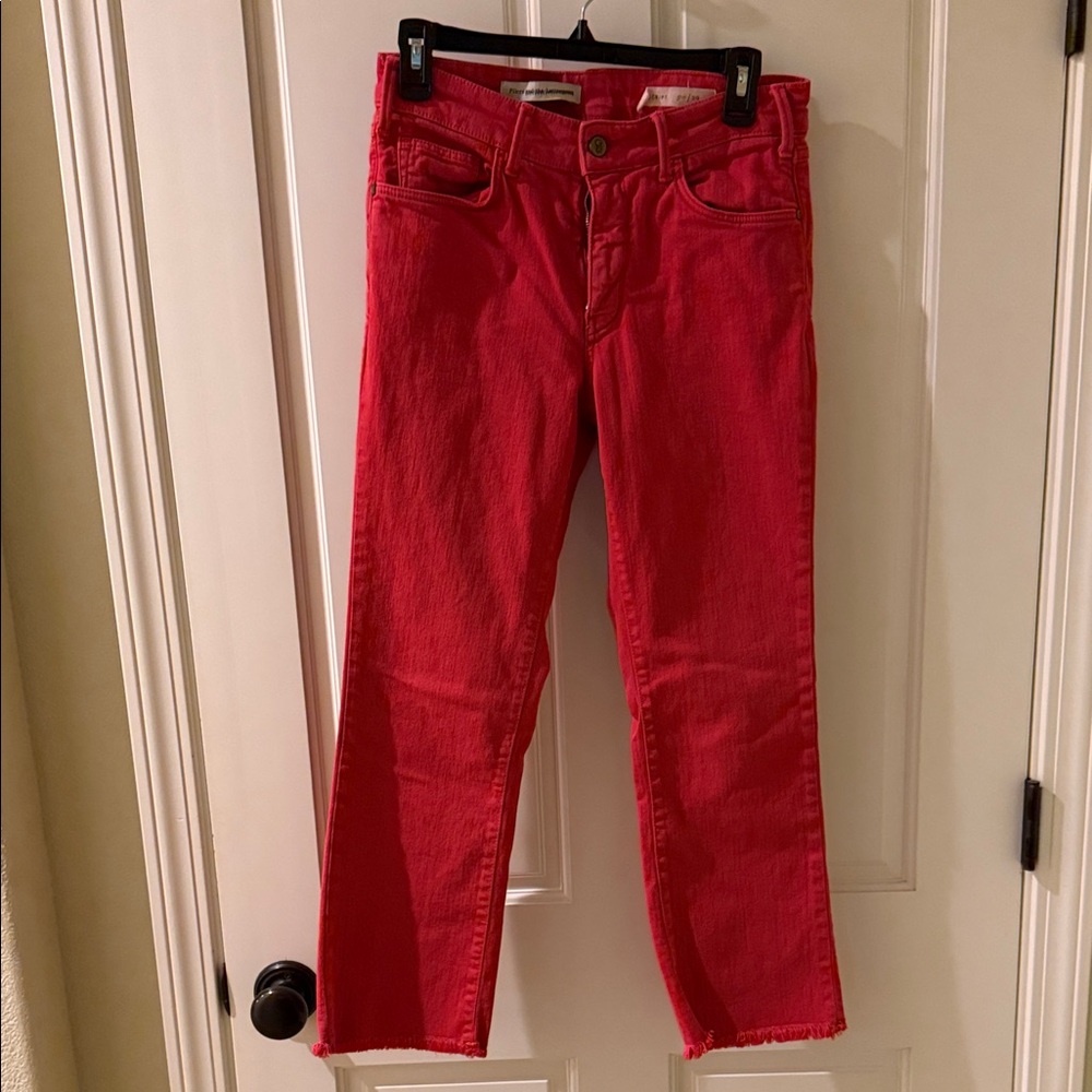 Pilcro and the Letterpress Script Red
Denim Jeans Size 29